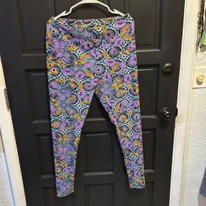 Floral Lularoe Leggings Tall & Curvy